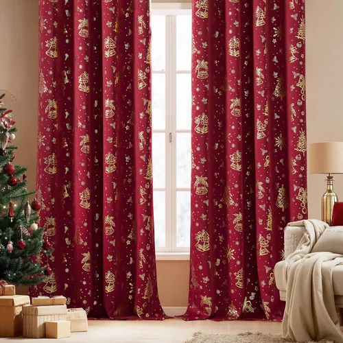 Miniatura 47 de RYB HOME Cortinas opacas de cocina de 36 pulgadas de largo, tratamiento de privacidad para ventanas pequeñas, aislamiento térmico, telón de fondo