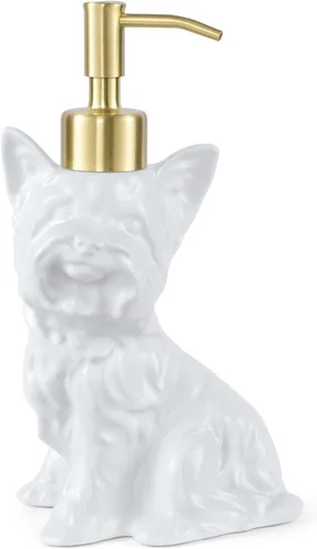 Miniatura 11 de Dispensador con Forma de Bulldog Francés de Jabón/Loción/Desinfectante de Manos Dispensador con Bomba de Cerámica de Acero Inoxidable Bulldog