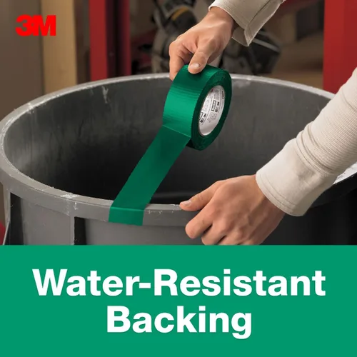 Miniatura 5 de 3M Cinta adhesiva multiusos de varios colores, verde con adhesivo fuerte y respaldo resistente al agua, cinta adhesiva 3M multisuperficie para uso
