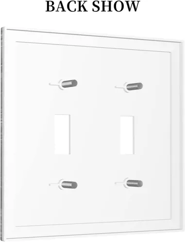 Miniatura 531 de Placa de Interruptor de Luz Azul de 1 Gang, Placa de Pared Decorativa de Palanca Individual, Cubierta de Placa de Pared de Palanca, Placa Frontal
