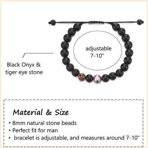 Miniatura 5 de Brazalete de béisbol/fútbol/baloncesto/hockey/golf/fútbol americano para regalos para niños y hombres