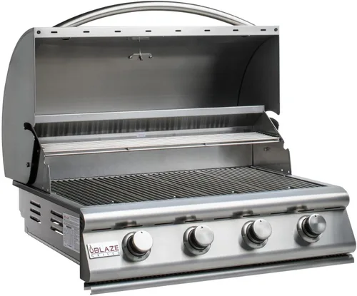Miniatura 8 de Blaze Prelude LBM - Parrilla de gas natural incorporada Barbacoa de 3 quemadores de 25 pulgadas con 42,000 BTU Construcción de acero inoxidable