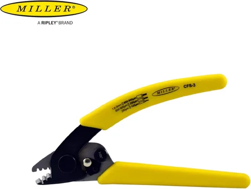 Miniatura 4 de Miller Serie CFS-3 Herramienta pelacables de tres agujeros para técnicos de trabajo, electricistas e instaladores, herramienta segura de empalme