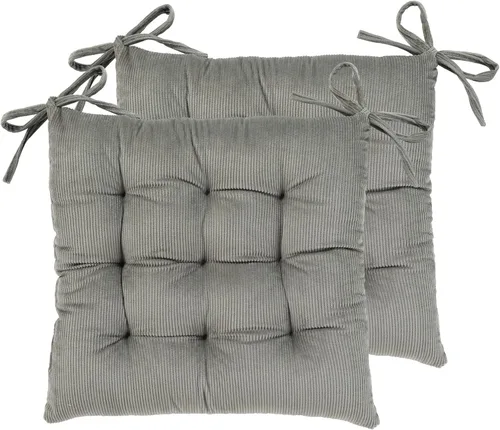 Miniatura 19 de HLOVME - Cojín de silla de corduroy con lazos, ultra suave y cálido, cojín de suelo para niños, rincón de lectura, cómodo, cojín cuadrado para Rojo