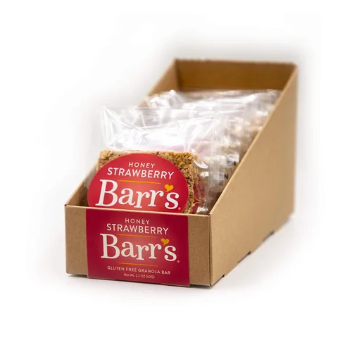 Miniatura 7 de Mrs. Barr's Natural Foods Barras de granola Nuez de arce Avena orgánica certificada sin gluten Textura suave Lote pequeño Calidad gourmet