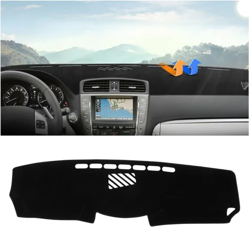 Miniatura 26 de Autorder Alfombrilla de Salpicadero para Rivian R1T 2022-2025 2026 Accesorios Cubierta de Salpicadero Manta de Salpicadero Franela Protección contra