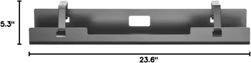 Miniatura 7 de POUT Organizador universal ancho para organizar cables debajo del escritorio, 23.6 x 5.3 pulgadas, para organización de cables/cables, estante