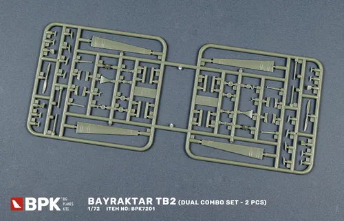 Miniatura 4 de BPK 7230-1/72 - Bayraktar TB2 Dual Combo Set Escala Modelo Kit