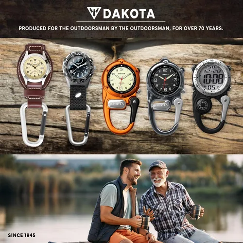 Miniatura 8 de Dakota Clip digital, reloj de clip, alarma, cronómetro, temporizador y reloj de doble hora, regalos al aire libre para hombres y mujeres, uso