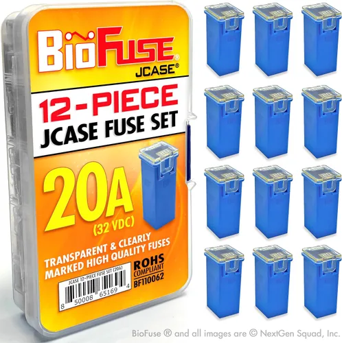 Miniatura 3 de Juego de fusibles de cartucho 30A JCASE de 12 piezas. Se adapta a la mayoría: Nissan, Toyota, Chrysler, Dodge, Chevy, GM y Ford