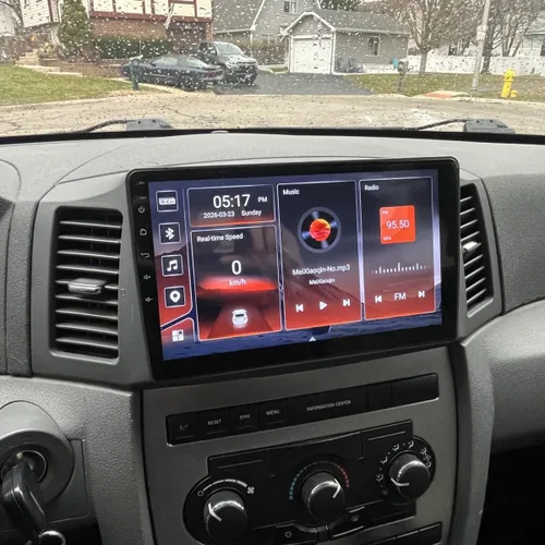 4+64GB 8-core Android 15 para Jeep Grand Cherokee Radio 2004 2005 2006 2007 10.1 "IPS pantalla táctil incorporada Apple CarPlay Andriod Auto GPS