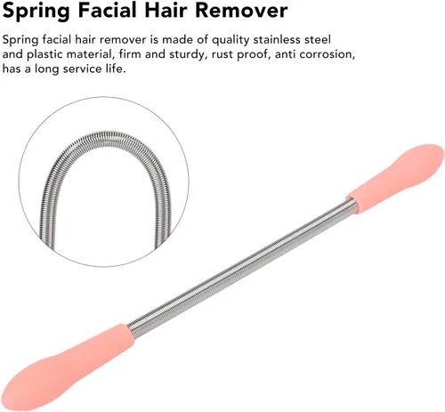 Miniatura 6 de Depilador de pelo de primavera para la piel, exfoliador de pelo de primavera profesional para mujeres, depiladora para labios superiores, mentón