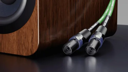Miniatura 7 de Fat Toad Cables Speakon de 25 pies (Serie Twist-LockPRO), paquete de 2 cables de audio de cable verde de 12 AWG con conectores para cabina de DJ