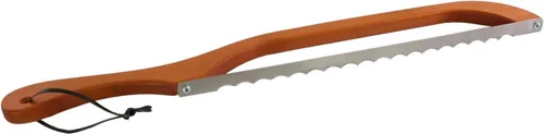 Miniatura 9 de Out of the Woods of Oregon Cuchillo para cortar pan y bagel estilo arco de Estados Unidos para rebanar masa madre, bagels y más, aliso natural