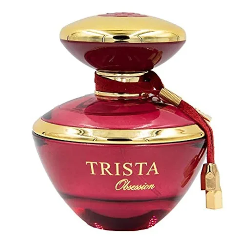 Dumont TRISTA OBSESSION POUR FEMME - Eau De Parfum - 3.4 oz - Perfume de lujo para mujeres y niñas - Fragancia floral, afrutada, almizcle y femenina
