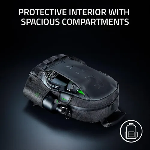 Miniatura 3 de Razer Rogue v3 - Mochila para portátil para juegos de 14 pulgadas: bolsa de viaje para computadora portátil - Resistente al desgarro y al agua