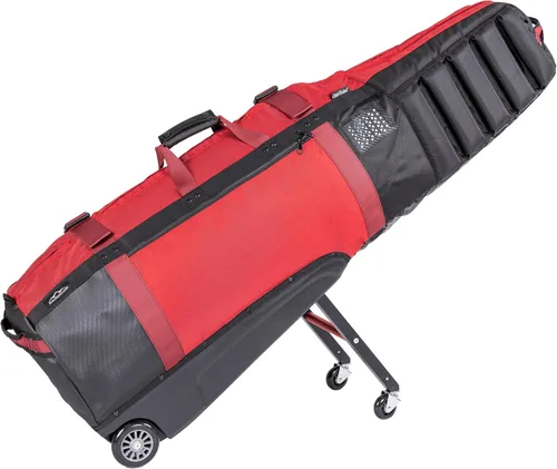 Miniatura 17 de Sun Mountain ClubGlider Meridian Bolsa de Viaje de Golf - Sistema de Rodamiento de 4 Ruedas, Patas Extensibles y Retráctiles para Transporte Fácil