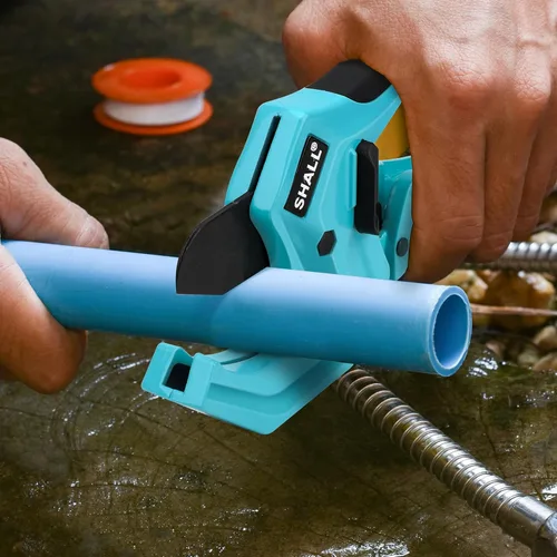 Miniatura 7 de Cortador de Tubo de PVC SHALL, Corta hasta 1-5/8”, Herramienta de Corte de Tubo de Trinquete de Aluminio de Alta Resistencia para PVC, PPR, PE, PEX