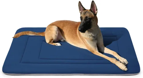 Miniatura 16 de Cama para perro, alfombrilla suave para cama de perro, 36 pulgadas, parte inferior antideslizante, lavable para perros medianos y grandes, colchón
