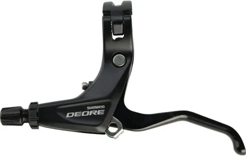 Shimano Deore 610 - Palanca de freno en V para bicicleta de montaña con 2 dedos - BL-T610 (negro - lado izquierdo)