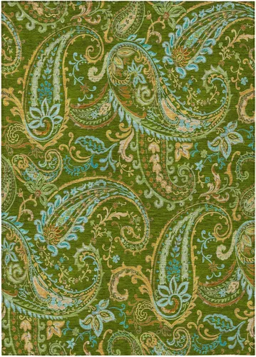 Miniatura 15 de Addison Rugs Chantille ACN533 - Alfombra negra de 8 x 10 pies, resistente a las manchas, lavable a máquina, no se desprende, para dormitorio, sala