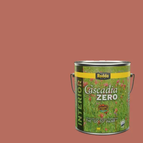 Miniatura 164 de Rodda Paint CASCADIA ZERO - Pintura plana e imprimación para interiores en uno, cuarto de galón, crema de ballet