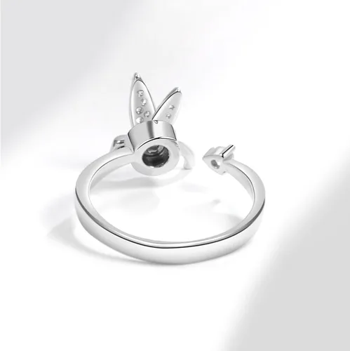 Miniatura 91 de Anillo de plata de ley 925, minimalista, ajustable, hecho a mano, para mujeres y niñas