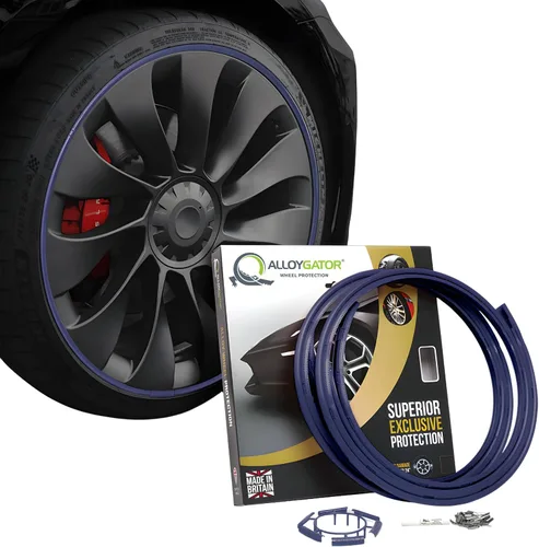 Miniatura 10 de AlloyGator Protector de Llanta Dorado para Ruedas de Automóvil (Se Adapta a Ruedas de 12-24" de Diámetro) - Paquete de 4 Protectores de Rueda