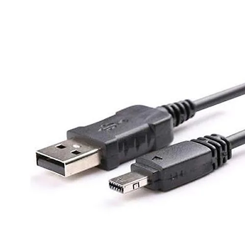 Miniatura 3 de MaxLLTo Cable de carga para cámara Casio Exilim EX-ZR200 s EX-ZR300 s EX-ZR300 s negro