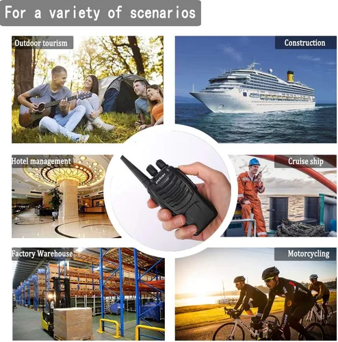Miniatura 7 de pxton Walkie Talkies para adultos, radios bidireccionales de largo alcance con auriculares, radio de mano de 16 canales de 2 vías recargable
