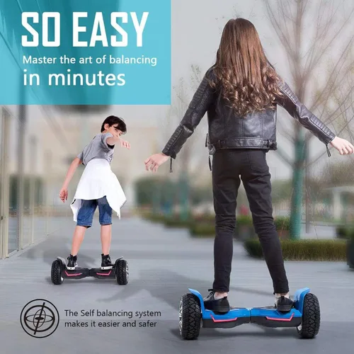 Miniatura 7 de Gyroor Warrior 8.5 inch All Terrain Off Road Scooter with Bluetooth Speakers and LED Lights,Self Balancing Scooter for Kids ages 6-12 and Adults