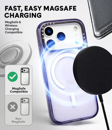 Miniatura 3 de CASETiFY Impact - Funda para iPhone Air [delgada/compatible con Magsafe / 8.2 pies, protección contra caídas de grado militar 4X], babes y lazos