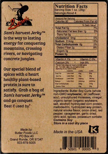 Miniatura 2 de Sam's Harvest Jerky - Receta original, bolsa de 4 onzas (paquete de 4)