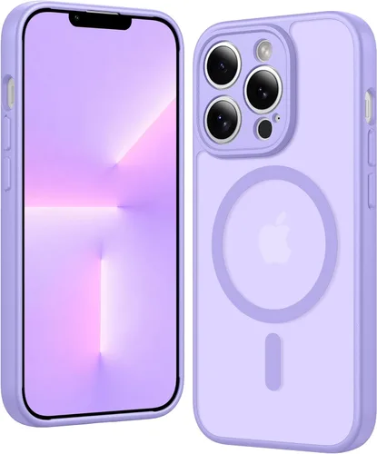 Miniatura 1166 de FNTCASE Funda para iPhone 13 Pro-Max: Fundas magnéticas transparentes compatibles con Magsafe Slim anti amarillamiento protección contra caídas