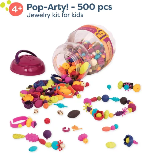 Miniatura 3 de Juego de joyería, Pop-Arty Snap Divertido de hacer y usar Viene con el folleto de ideas (idioma español no garantizado), piezas multicolores