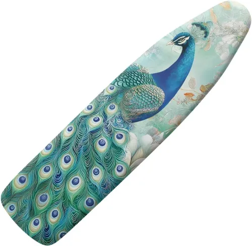 Miniatura 41 de Funda floral a prueba de arañazos para tablas de planchar de tamaño estándar, reflectante, con 3 ganchos y bucles para decoración de tablas de 15 x