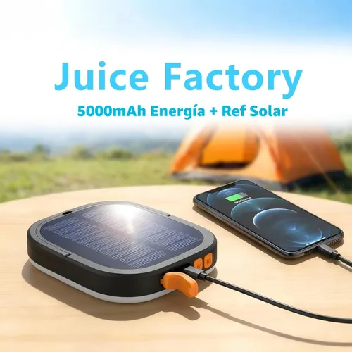 Miniatura 5 de Linterna LED para campamento, linternas solares, luz recargable de 5000mAh 2000 lúmenes 5 modos de luz, impermeable IP65 con carga USB – Linternas