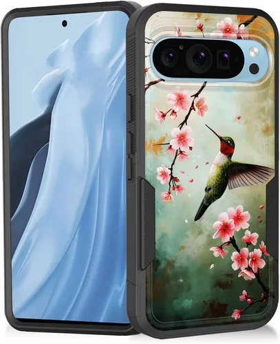 Miniatura 76 de Funda para Pixel 7a, resistente de doble capa híbrida de policarbonato duro de goma suave a prueba de golpes para Google Pixel 7A 6.1 pulgadas