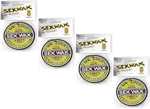 Miniatura 6 de Sex Wax Ambientadores de aire paquete de 6 (aroma de coco de 3 X y aroma de piña de 3 X)