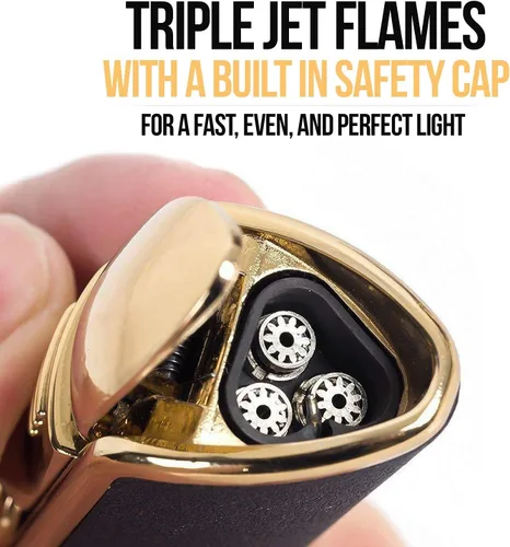 Miniatura 3 de Encendedor de cigarrillos, con perforador de puros de Tripple Torch