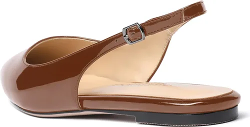 Miniatura 7 de Women's Slingback Office Patent Pointed Toe Flats Sandals Casual Dress Shoes