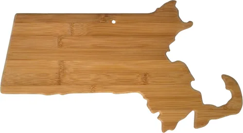 Miniatura 18 de Tabla para cortar y servir modelo Alabama de Totally Bamboo, de bambú 100%, para cocina y entretenimiento, Alabama, Marrón