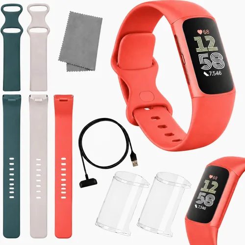 Miniatura 5 de Fitbit Charge 6 - Rastreador de actividad física (paquete), color negro/obsidiana, frecuencia cardíaca, GPS, seguimiento del sueño y el estrés +