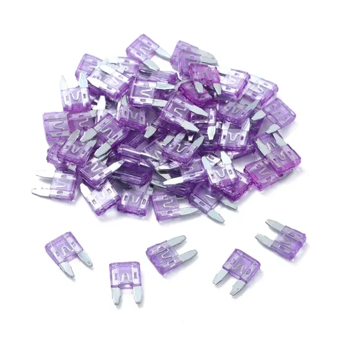 Miniatura 11 de Paquete de 100 fusibles automáticos de 10 amperios APM/ATM 32V estilo mini cuchilla, fusibles de 30A protección contra cortocircuitos, fusible