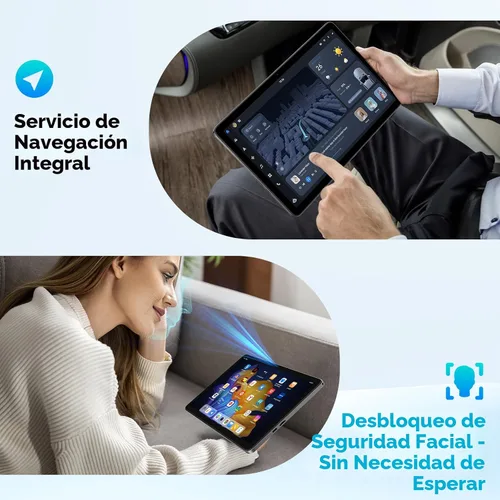 Miniatura 7 de Tablet de 10 pulgadas, Android 15 con 24 GB de RAM + 128 GB de ROM (1 TB expandible), Octa-Core, pantalla táctil IPS HD de 1280 x 800, cámara dual