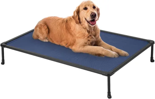Miniatura 9 de Veehoo Cama Elevada para Perros a Prueba de Masticación - Catre Elevado Refrescante para Mascotas, Malla Transpirable, Lavable y Antideslizante