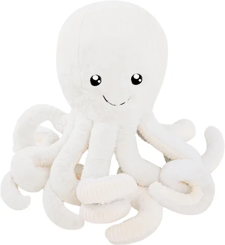 Miniatura 13 de DENTRUN Animales de peluche de pulpo, muñeca de pulpo gigante de peluche para jugar, juguetes para niños, niñas, niños, adultos, cumpleaños, Azul