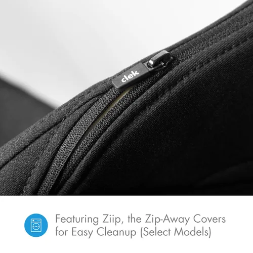 Miniatura 9 de Clek Fllo - Asiento convertible para automóvil, diseño compacto para asientos de 3 a través, orientación trasera extendida con barra antirrebote