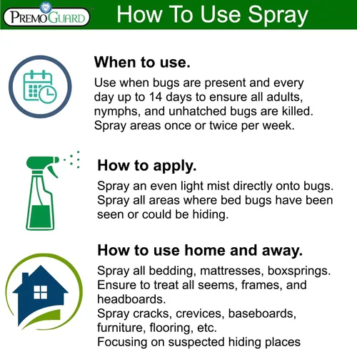 Miniatura 4 de Aerosol para cama de viaje, LICE & MITE Killer – 3 oz cumple con TSA – Natural no tóxico – Apto para niños y mascotas – Acción rápida – Sin manchas