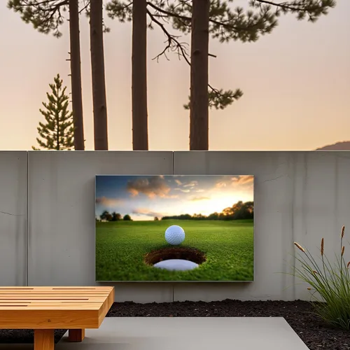Miniatura 4 de Lienzo decorativo para pared, diseño de cueva para hombre, campo de golf, paisaje, puesta de sol, arte deportivo, para oficina, gimnasio, sala